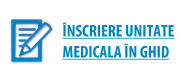 Inscriere unitate medicala